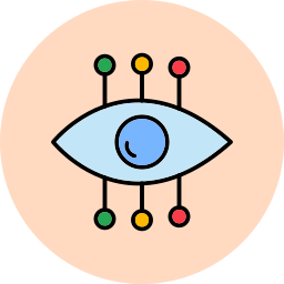 visualizzazione dati icona