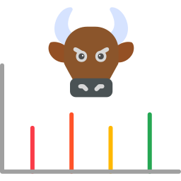 Bull market icon