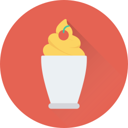 Ice cream cup icon