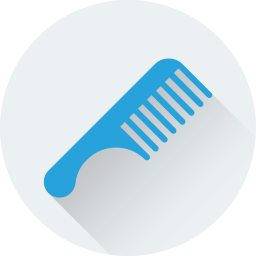 Hair comb icon