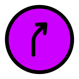 Up right arrow icon