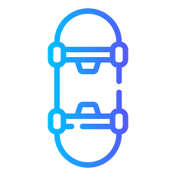 planche à roulette Icône
