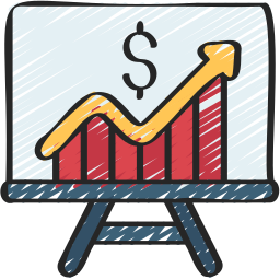 Profit growth icon