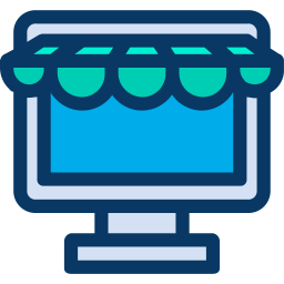 Online shop icon