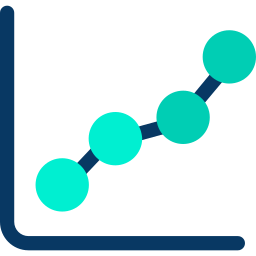 Line chart icon