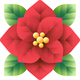 poinsettia Ícone