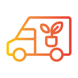 Delivery van icon