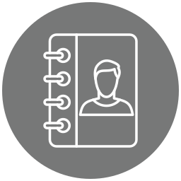 Contact book icon