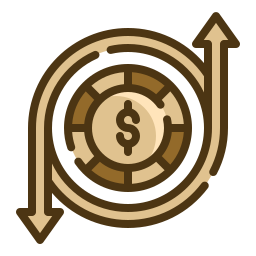 Cash flow icon