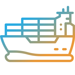 Cargo ship icon