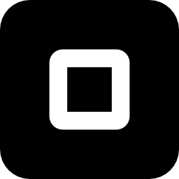 stop square button icon