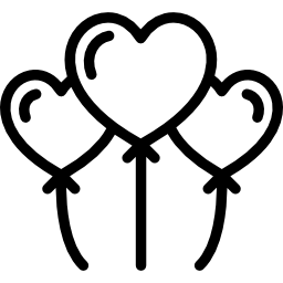 Heart Shaped Balloons icon