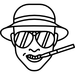 Raoul Duke Fear and Loathing in Las Vegas icon