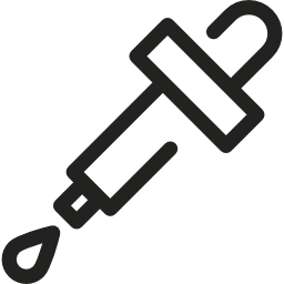 pipette mit tropfen icon