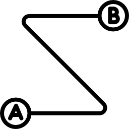 via della metropolitana icona