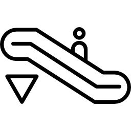 Mechanical Stairs Down icon