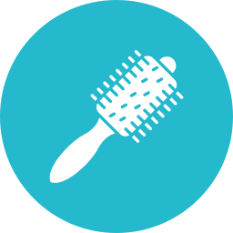 Hair brush icon