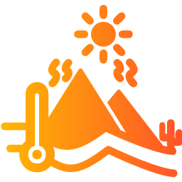 clima quente Ícone