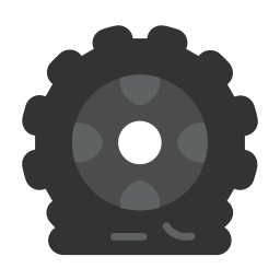 Flat tire icon