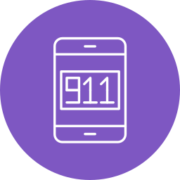 911 call icon