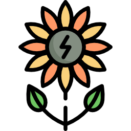 Green power icon