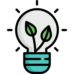 Ecologic bulb icon