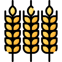 Wheat grain icon