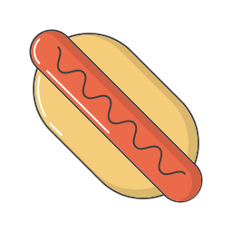 hot dog icona