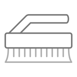 Cleaning brush icon