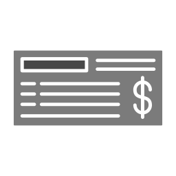 Cheque icon