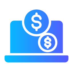 argent en ligne Icône