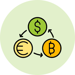 Échange de devises Icône