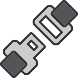 Safety belt icon