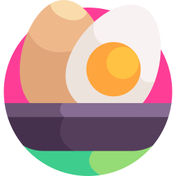 Boiled egg icon