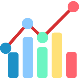 diagramme à bandes Icône