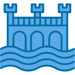 Water bridge icon