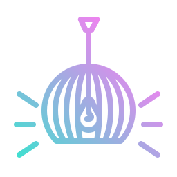 Lamp decor icon