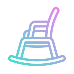 Rocking chair icon