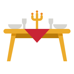 Dinner table icon