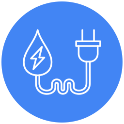 Water energy icon