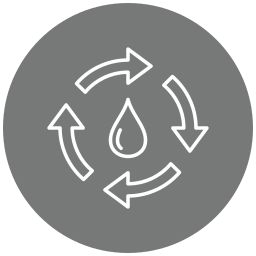 Water cycle icon