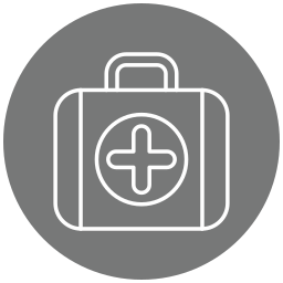 First aid kit icon