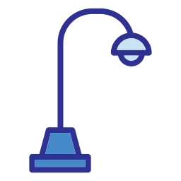 Street lamp icon