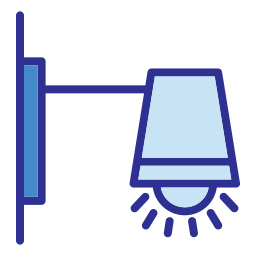 lampa ścienna ikona