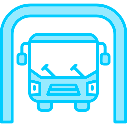 Bus depot icon