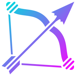 Bow and arrow icon