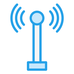 Radio antenna icon