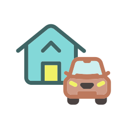 Garage-car icon