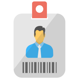 Identity card icon