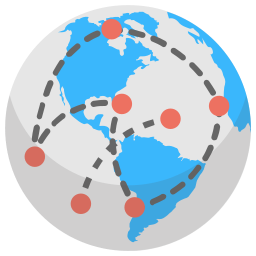 globales netzwerk icon